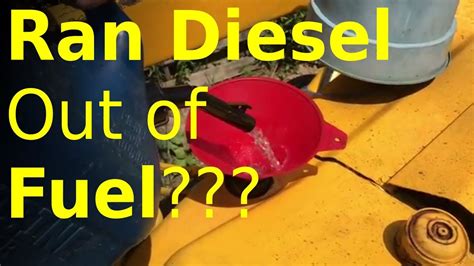 fastest way to bleed diesel system